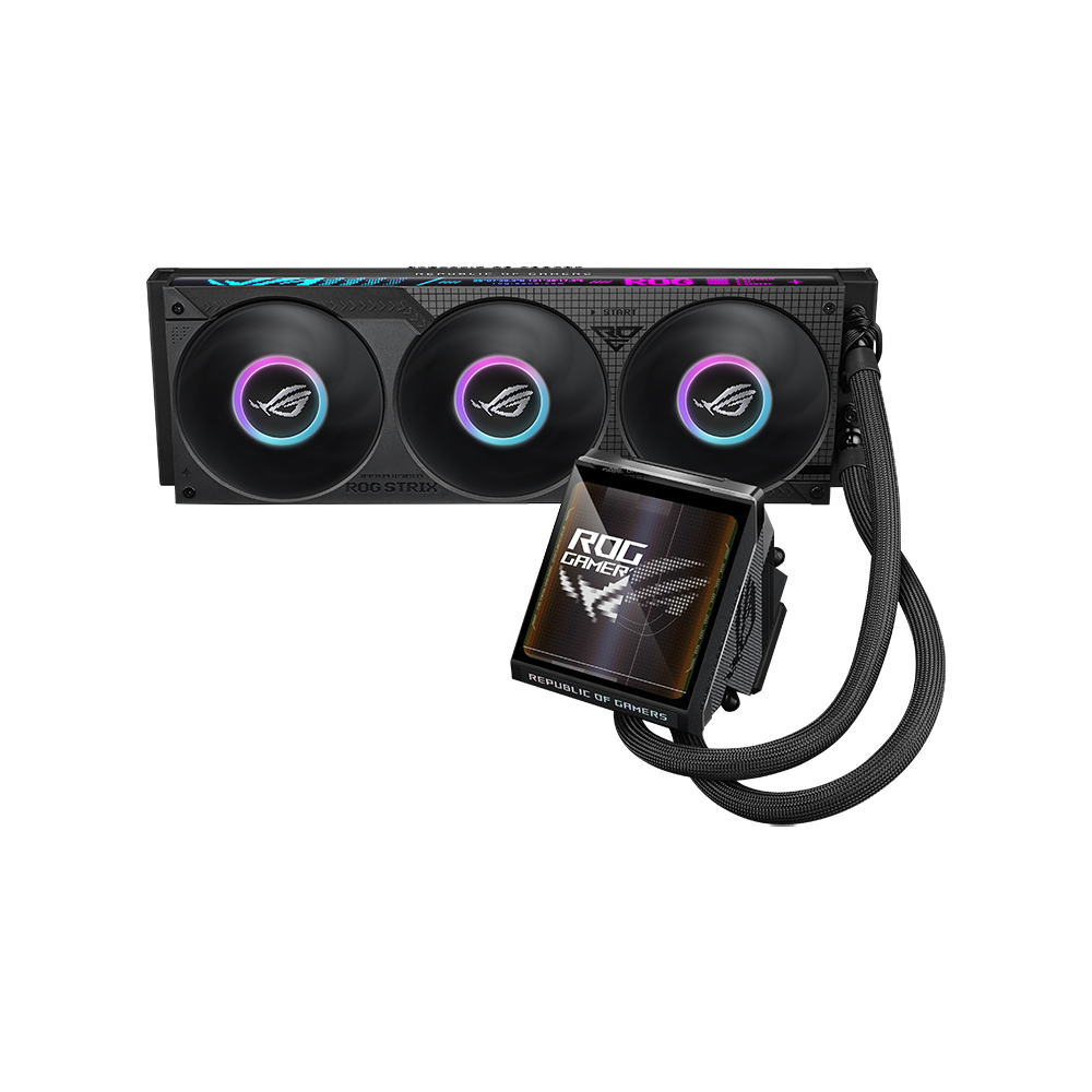 ASUS ROG STRIX LC IV 360 ARGB LCD 대원씨티에스 (블랙)_이미지