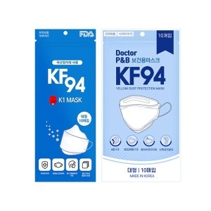 닥터피앤비 보건용 마스크 KF94 대형 (50매)