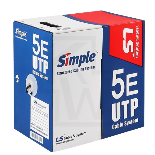 LS전선 UTP-E-C5G-E1VN-M CAT.5E 랜케이블 (300m, 블랙)