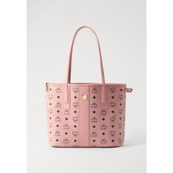 MCM 리즈 VI 쇼퍼 핸드백 연한 분홍색 7600638_이미지