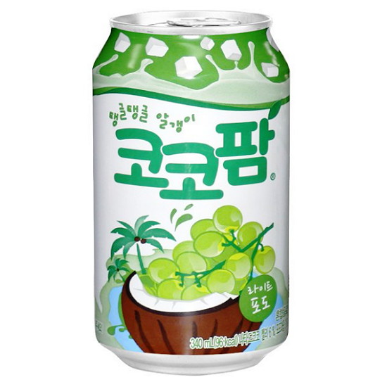 해태htb 코코팜 라이트 포도 340ml (24개)_이미지
