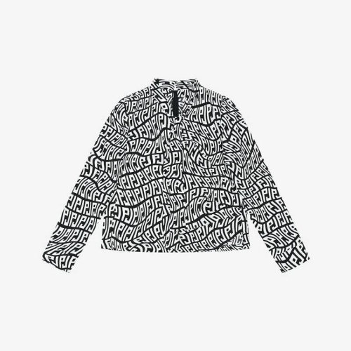 SI 패턴 타이 블라우스 SLBAL2419