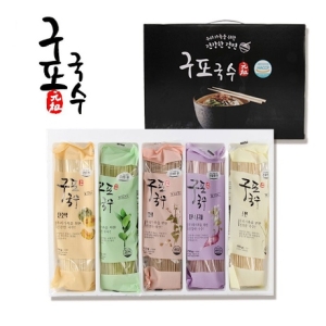 구포국수 200g 5색 선물세트 /인공색소X /인공향X_이미지