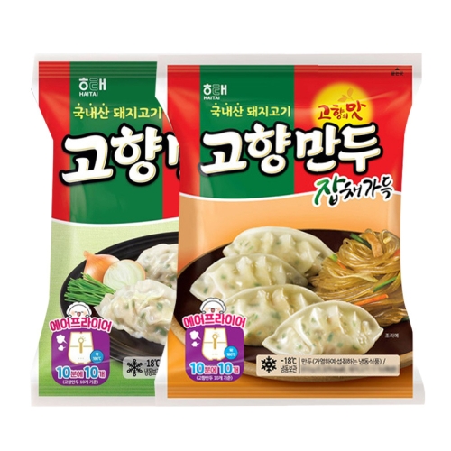 해태제과 푸른들마켓 고향만두 300g+고향만두 잡채가득 300g