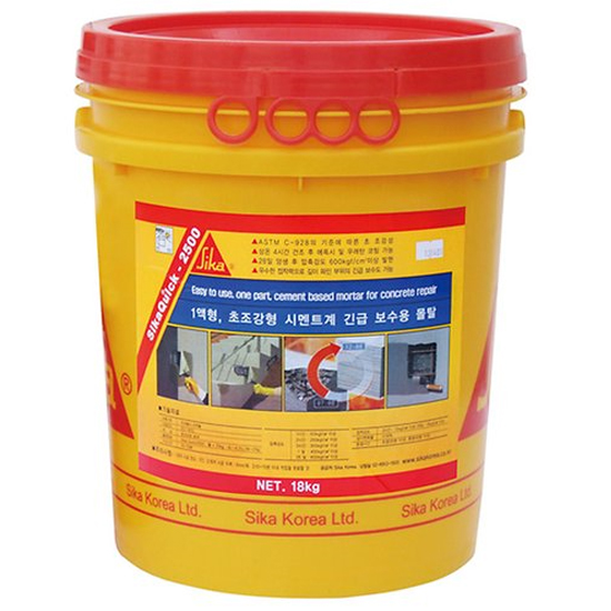 씨카 퀵 2500 초조강형 긴급보수몰탈 18kg_이미지