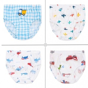 블루체크+플린+뉴썬+파이야남아브리프 삼각 4종세트 MLSUUP3430