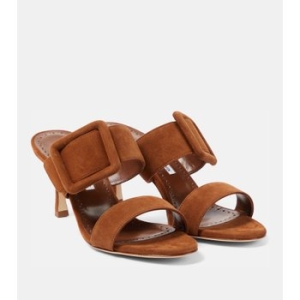 마놀로블라닉 Gable 스웨이드 뮬 P00874366_이미지