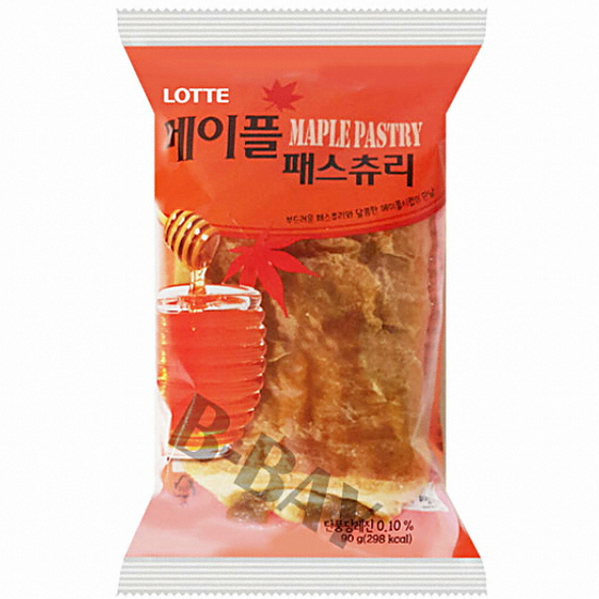 롯데웰푸드 메이플 패스츄리 80g (24개)