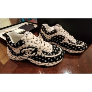 스니커즈 믹스드파이브 운동화 로고 한정판 블랙 화이트