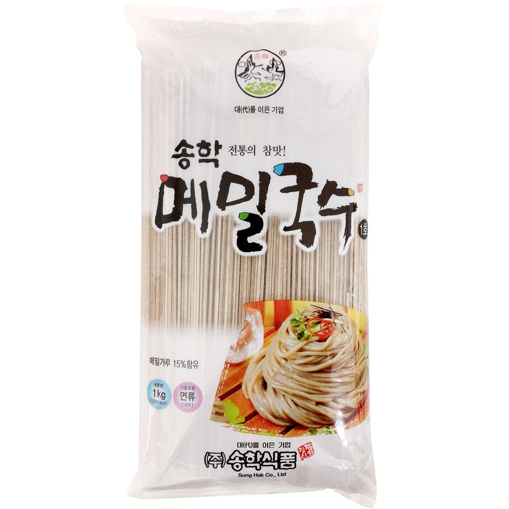 송학식품 메밀국수 1호 1kg (15개)_이미지