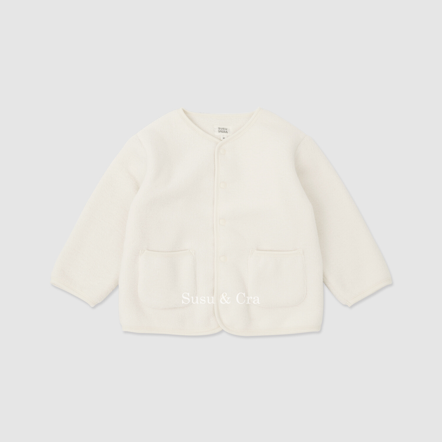 슈슈앤크라 베르티노 퍼 점퍼 아이보리 025306FDC01IV