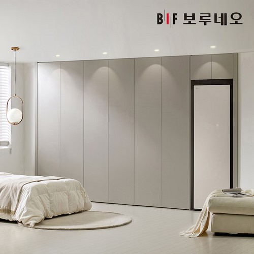 BIF보루네오 스타일러 무몰딩 붙박이장