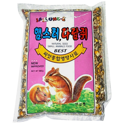 한일펫  재롱이 곡물 씨앗종합영양사료[0.8kg]