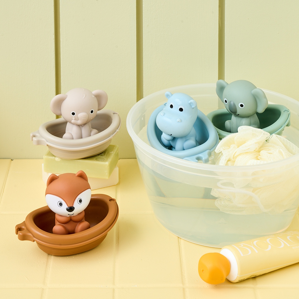 모던하우스 물에 동동 장난감 애니멀 보트 8P 세트 KB0625005_이미지