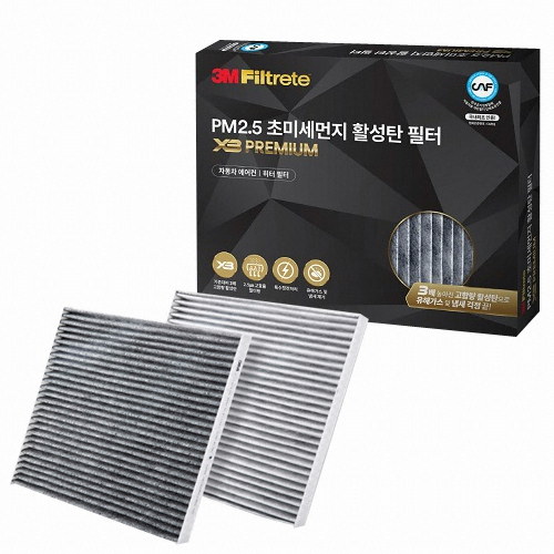 3M PM2.5 초미세먼지 활성탄 필터 X3 프리미엄 X7204