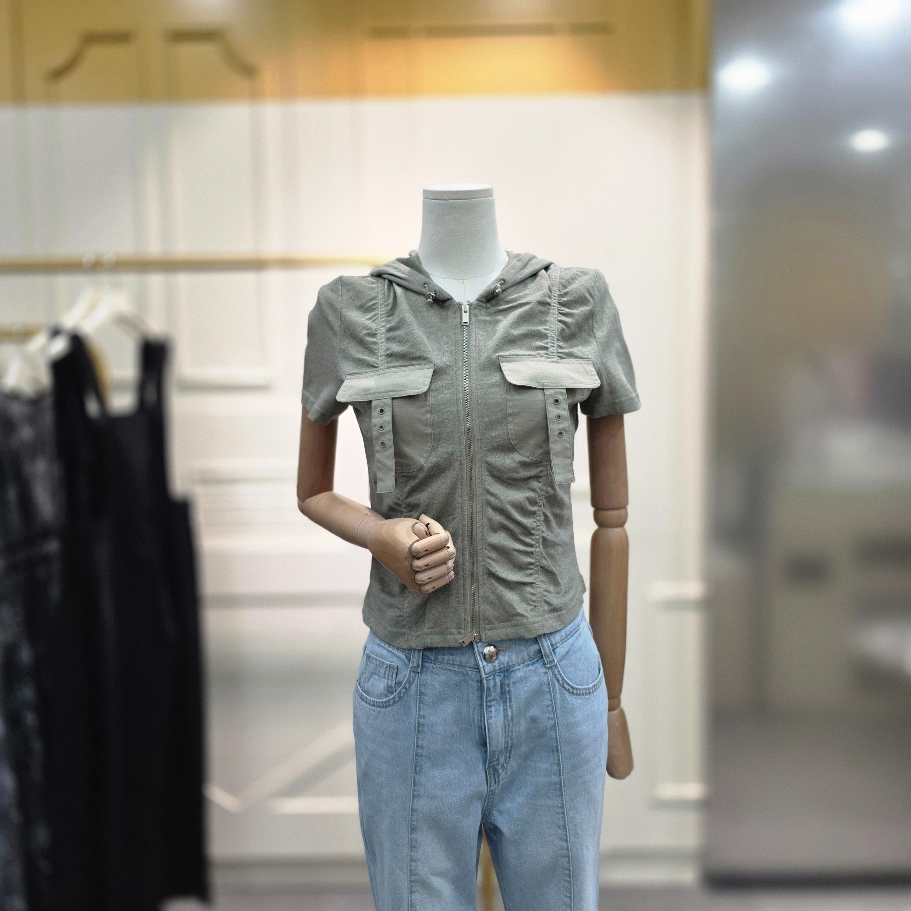  에고이스트 후드 투웨이 스트링 점퍼 ER2CZ560KH_CA 630683_ER2CZ560KH