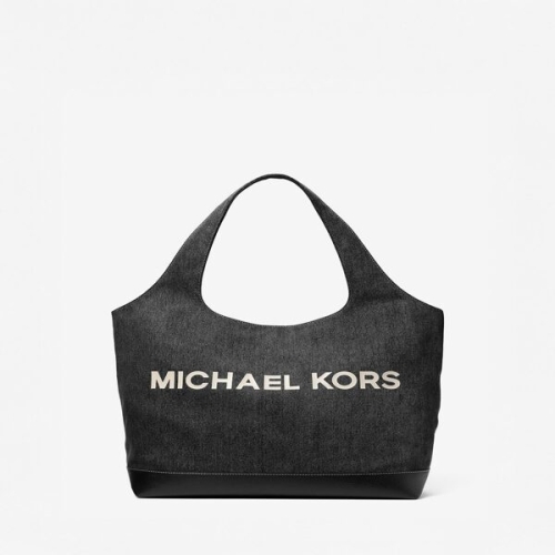 마이클코어스 쿠퍼 데님 소프트 토트 37S6LCOT7C3354 블랙 워시