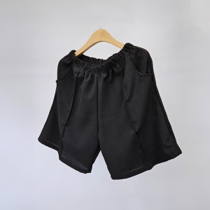 빅사이즈사랑해요 S276L406 플랜핀턱라인스판반바지 IN