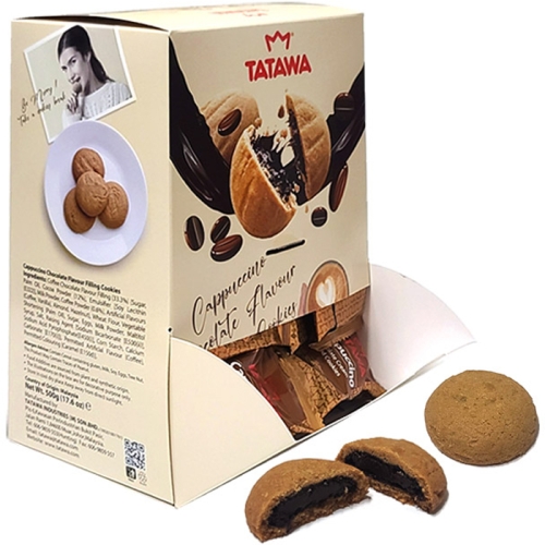 타타와 카푸치노 초콜릿 필링 쿠키 50p 1개 500g_이미지