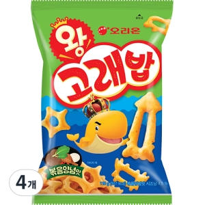 왕 고래밥 볶음양념맛 118g 4개
