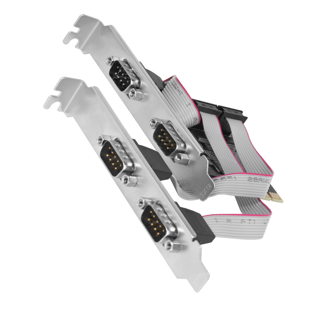 �����������Ǿ� CX4-232A PCIe RS-232 �ø��� 4��Ʈ ī��