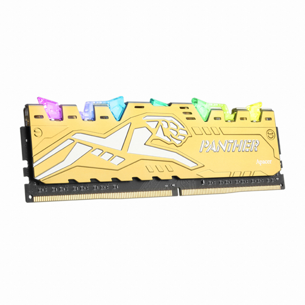 Apacer DDR4-2666 CL16 PANTHER RAGE RGB 골드 (8GB)_이미지