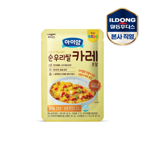  일동후디스 아이얌 순 우리쌀 카레 80g 1개