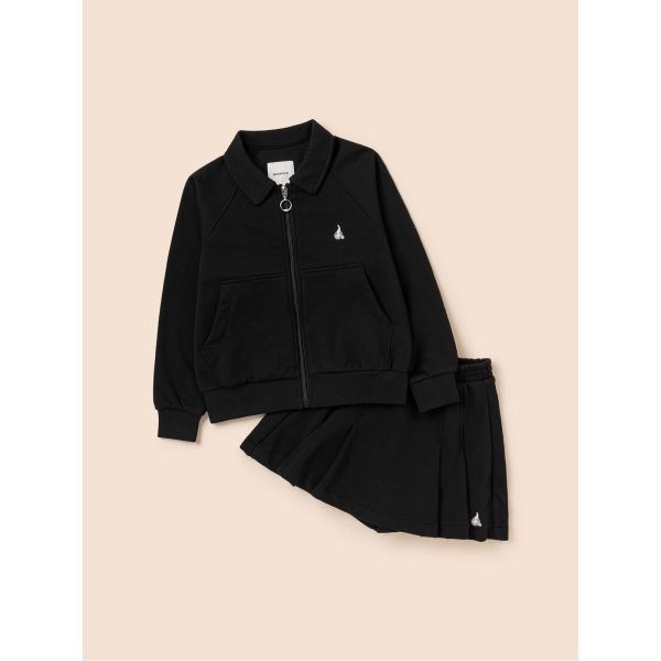 삼성물산 빈폴 키즈 저지 칼라 루즈핏 집업 투피스 블랙 BI5871G035 Z309395 GX53295492D-D41