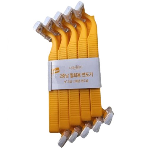 나무이야기 2중날 일회용 면도기 (100개)_이미지