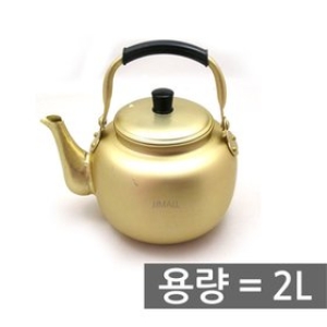  제이제이몰 양은 주전자 2L 황주전자 막걸리 반죽 통