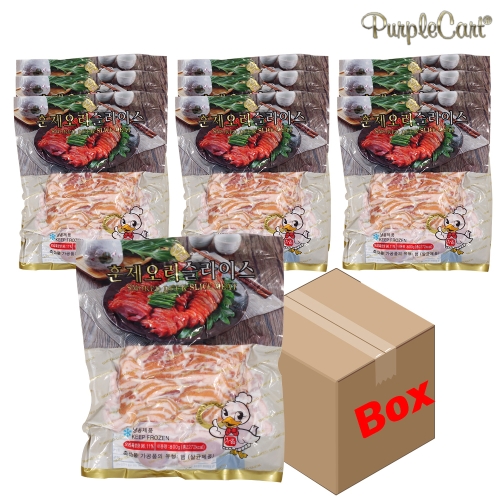 삼아아시아 명일품 훈제오리 슬라이스 800g (10개)