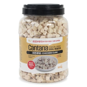 펫라이프 칸타나 동결건조 치킨큐브 500g (1개)