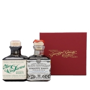 GRAN DEPOSITO ACETO BALSAMICO 주세페주스티 비아파리니 올리브오일 250ml + 1메달 Cubic 발사믹식초 250ml (1개)
