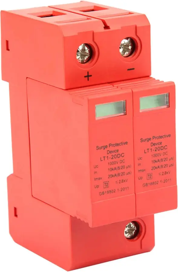 DC 1000V 2P 하우스 프로텍터 1020KA 레일 난연 딘 저압 장치 장치용 차단_이미지