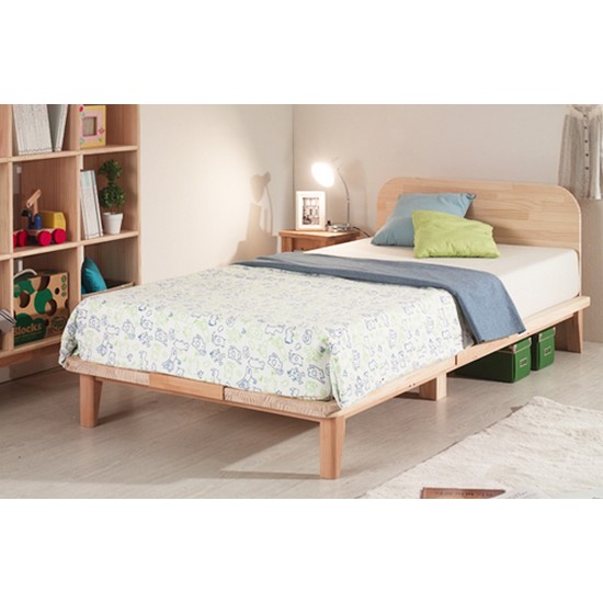 까사엔 엘더 원목 평상형 침대 S (매트별도)