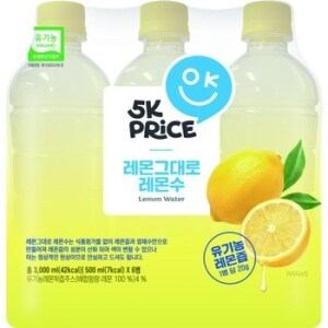이마트 5K프라이스 <b>레몬</b> 그대로 레몬수 500ml