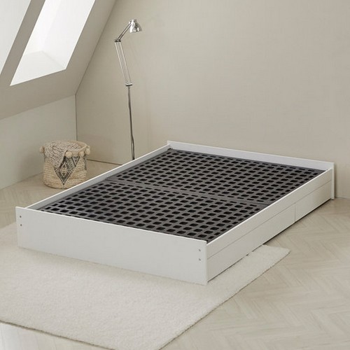 BIF보루네오 레이 무헤드 서랍 침대 SS (자가드본넬)_이미지