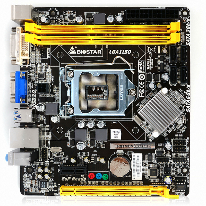 BIOSTAR H81MDV3 (중고)