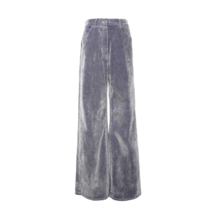 MSGM 명품 ze27Inch 그레이 코튼 스트레이트 데님