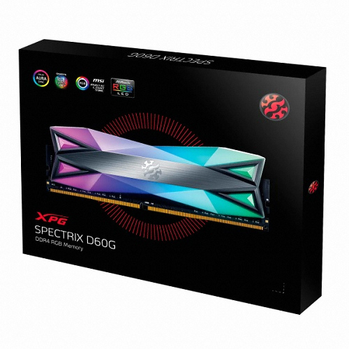 ADATA DDR4-3200 CL16 SPECTRIX D60G RGB 패키지 (16GB(8Gx2))_이미지