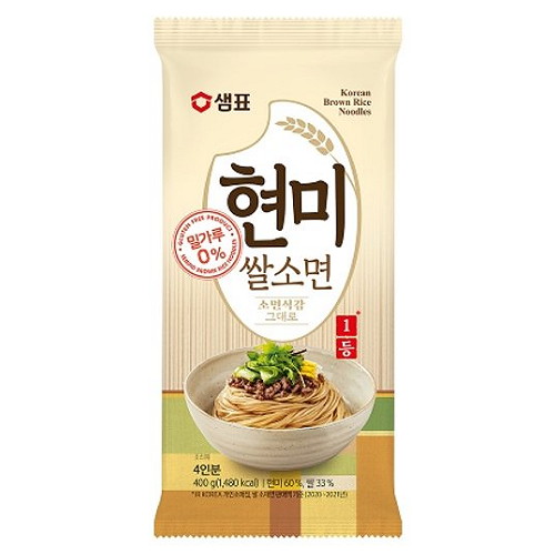 샘표식품 현미 쌀소면 400g (2개)_이미지