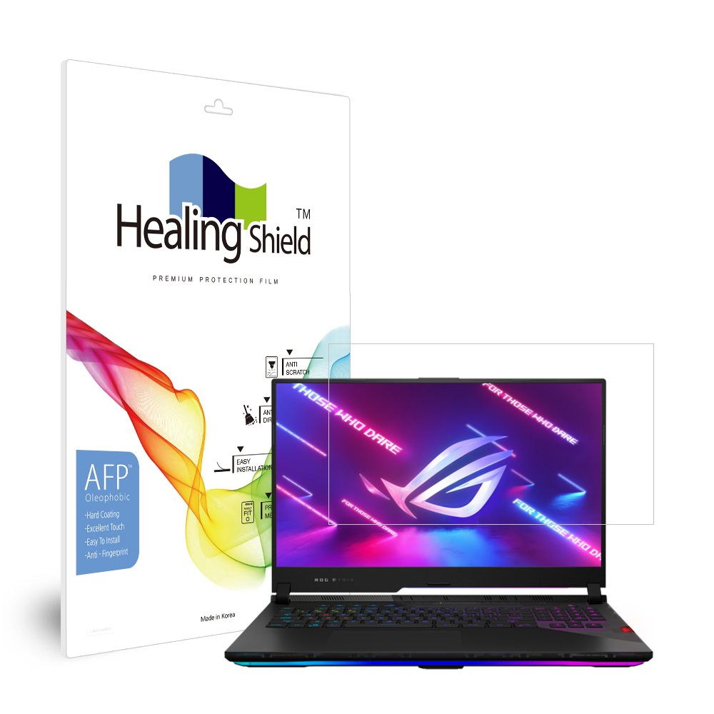 폰트리 힐링쉴드 ASUS ROG SCAR 17 G733QR 올레포빅 고광택 액정보호필름_이미지