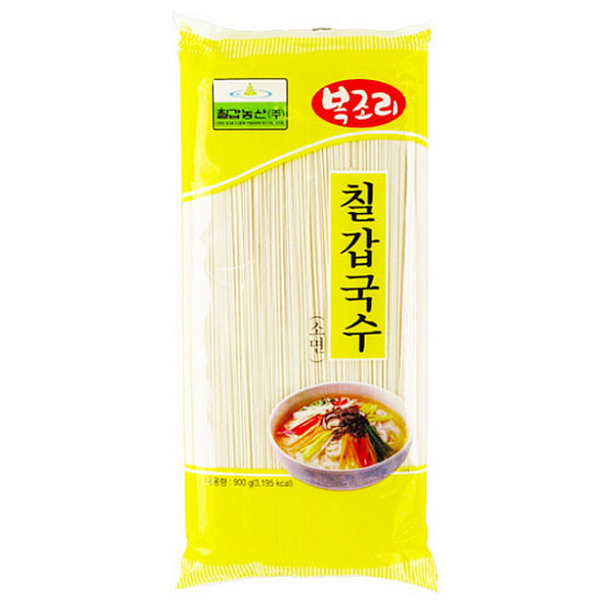 칠갑농산 칠갑 복조리 국수 소면 900g (18개)_이미지