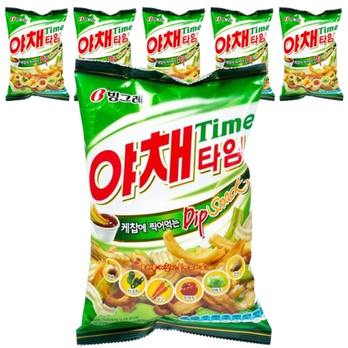 빙그레 야채타임 딥 스낵 70g 6개_이미지
