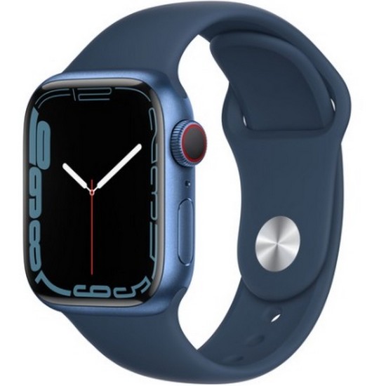 APPLE 워치 시리즈7 41mm Cellular 블루 알루미늄 (스포츠밴드)_이미지