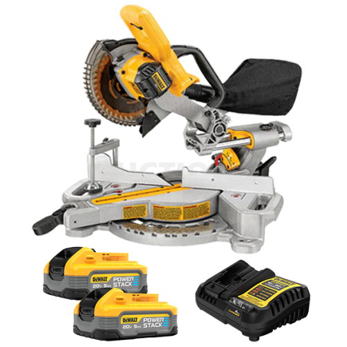 디월트 DCS361 (파워스택 5.0Ah, 배터리 2개)_이미지