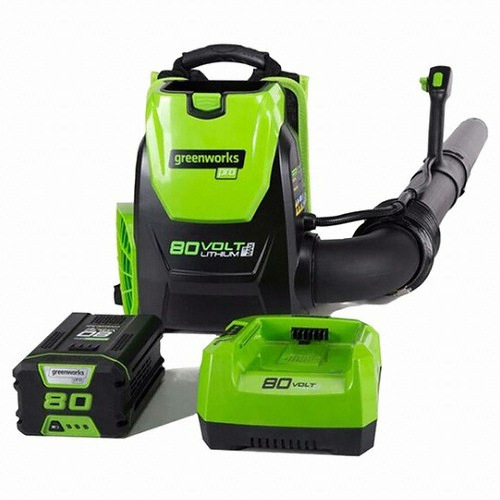 그린웍스 PRO 80V 충전 백팩 브로워 (5.0Ah, 배터리 1개)_이미지