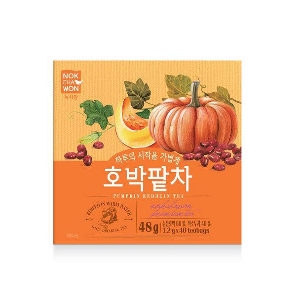 녹차원 호박팥차 40T (3개)_이미지