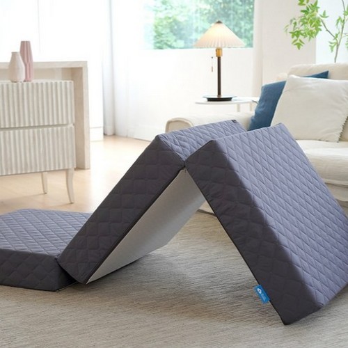 블루몽 3단 접이식 트랜스폼 매트리스 SS (15cm)_이미지