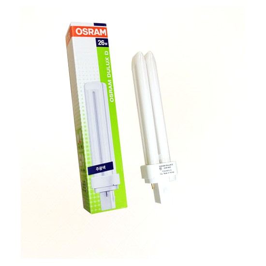 오스람 DULUX D FDX 형광등 백색 26W (1개)